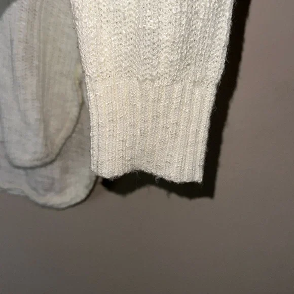 Pink Republic White Knit Sweater Size Medium - Picture 3 of 7
